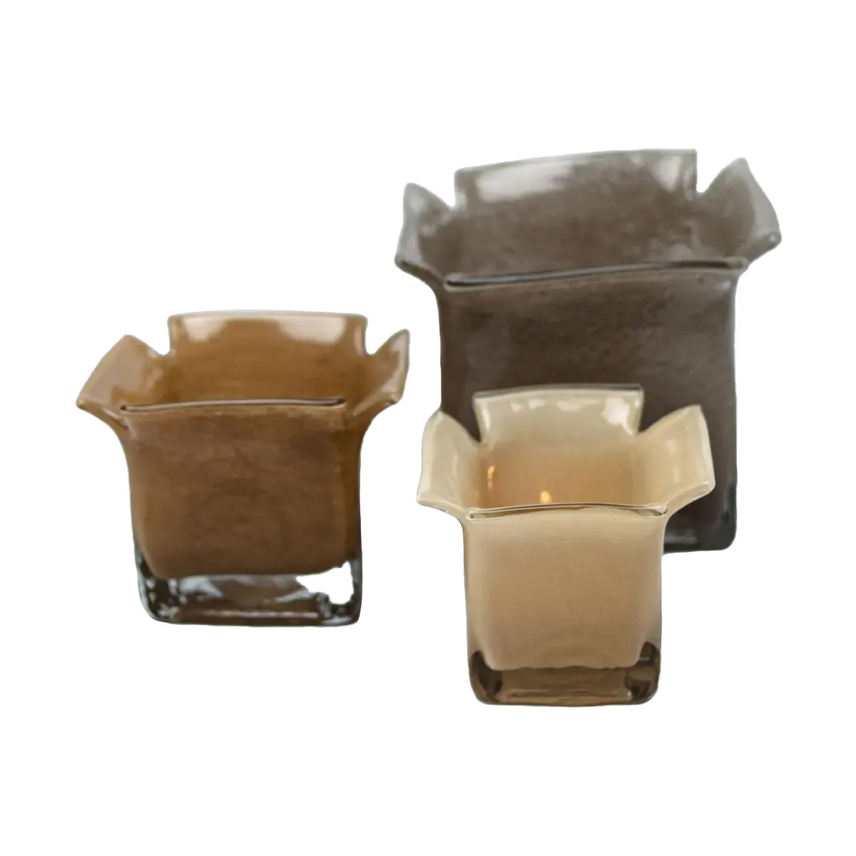 Atlas キャンドルランタン 15.5 cm, Taupe Olsson & Jensen | オルソン & ジェンセン