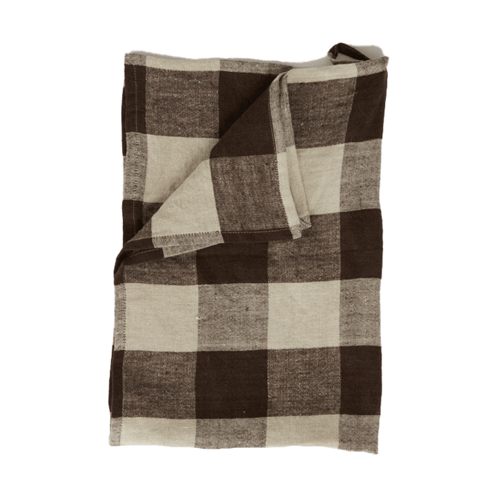 Johanna ティータオル リネン 45x65 cm - Brown/Natural - Olsson & Jensen | オルソン & ジェンセン