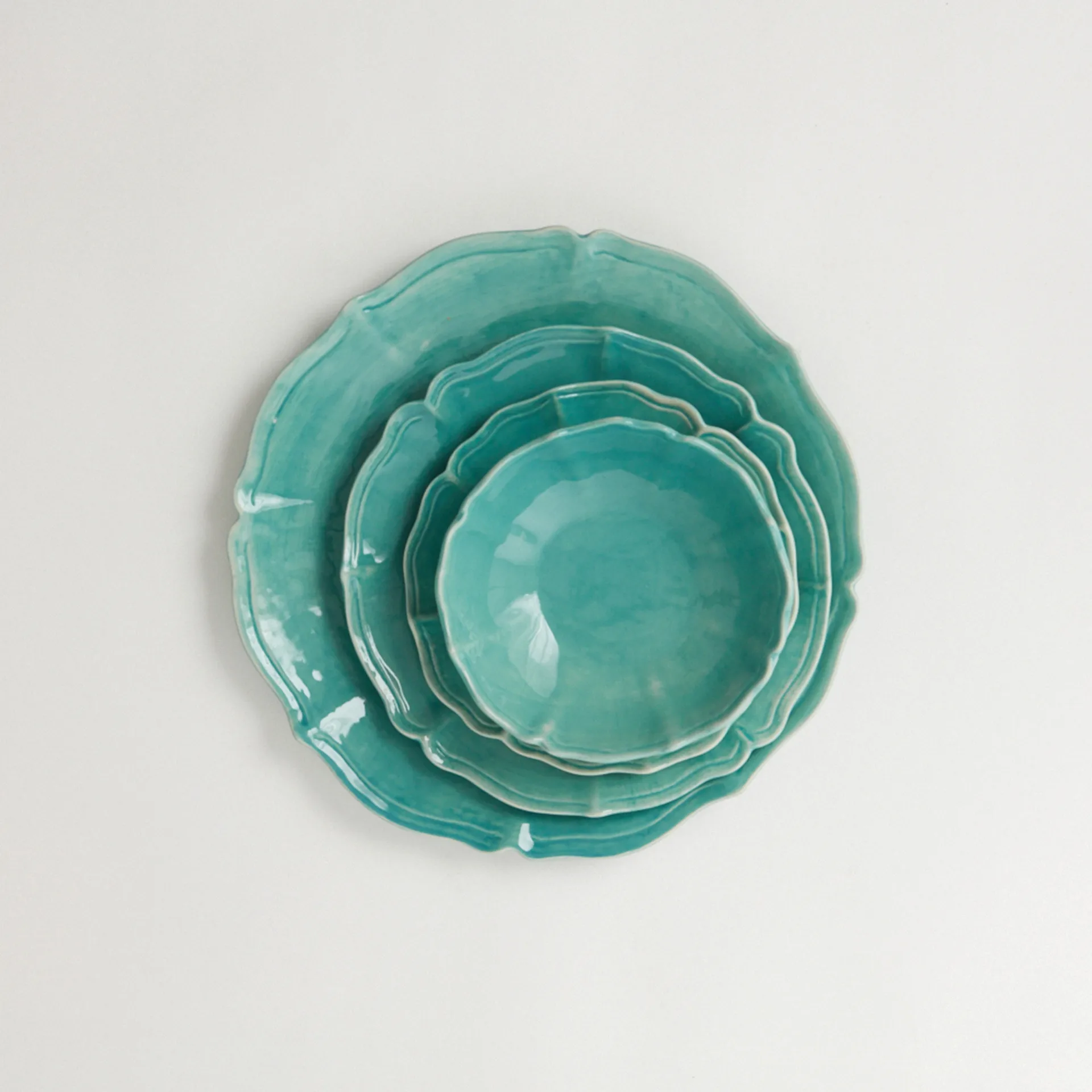 Judith ディナープレート Ø27 cm, Turquoise Olsson & Jensen | オルソン & ジェンセン