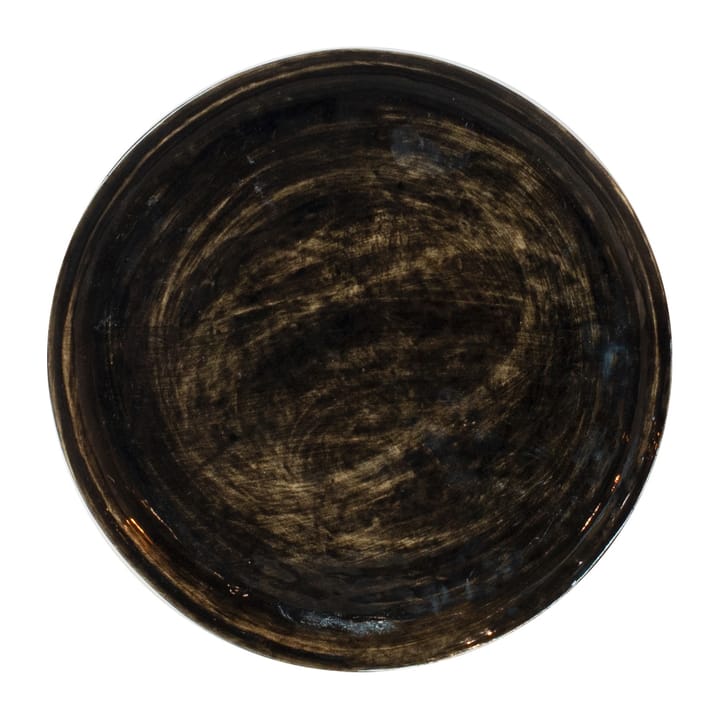 Yuki dinner plare, brown-black Olsson & Jensen | オルソン & ジェンセン