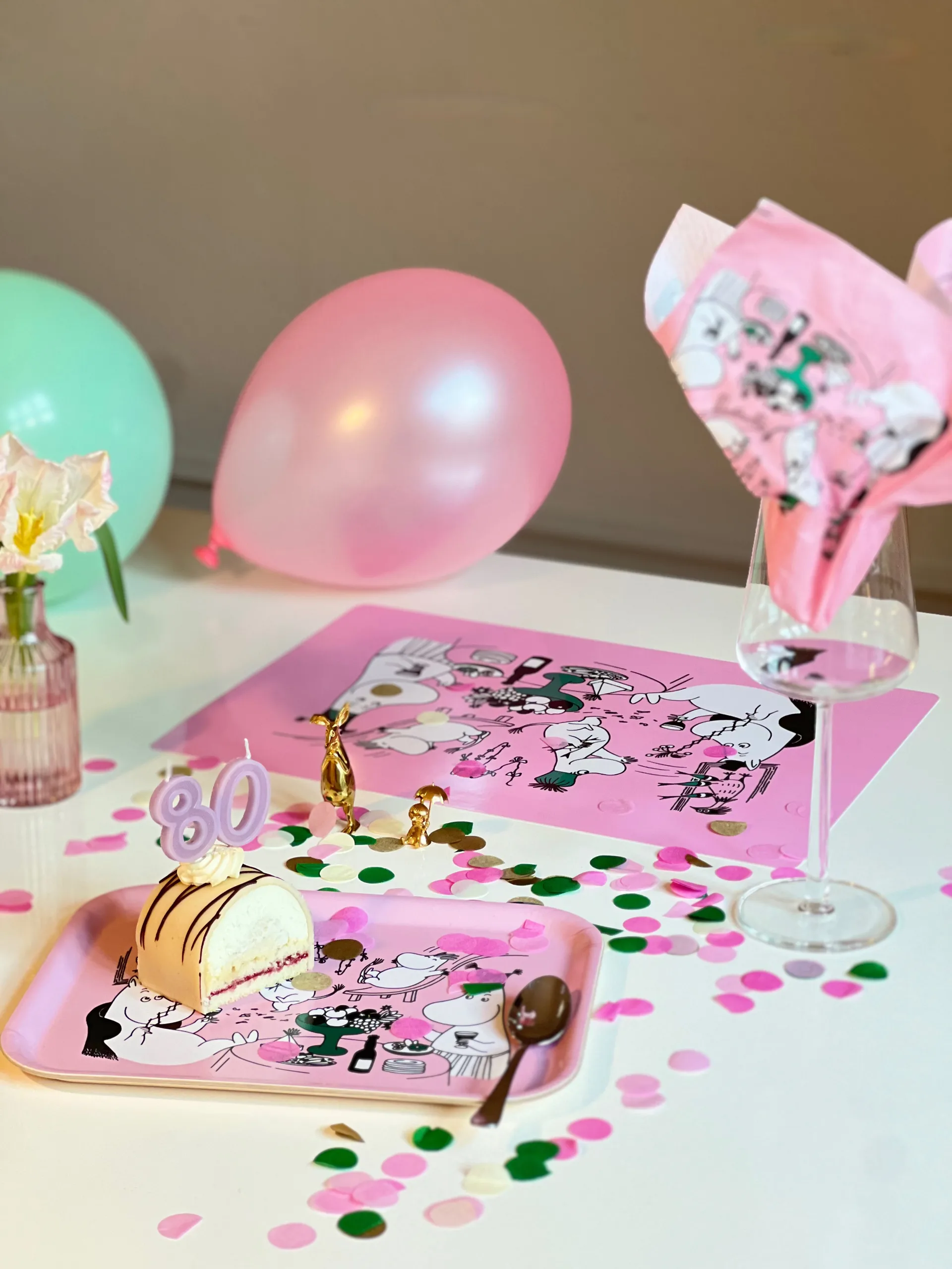 ムーミン 80 トレイ 20x27 cm, Pink Opto Design | オプトデザイン