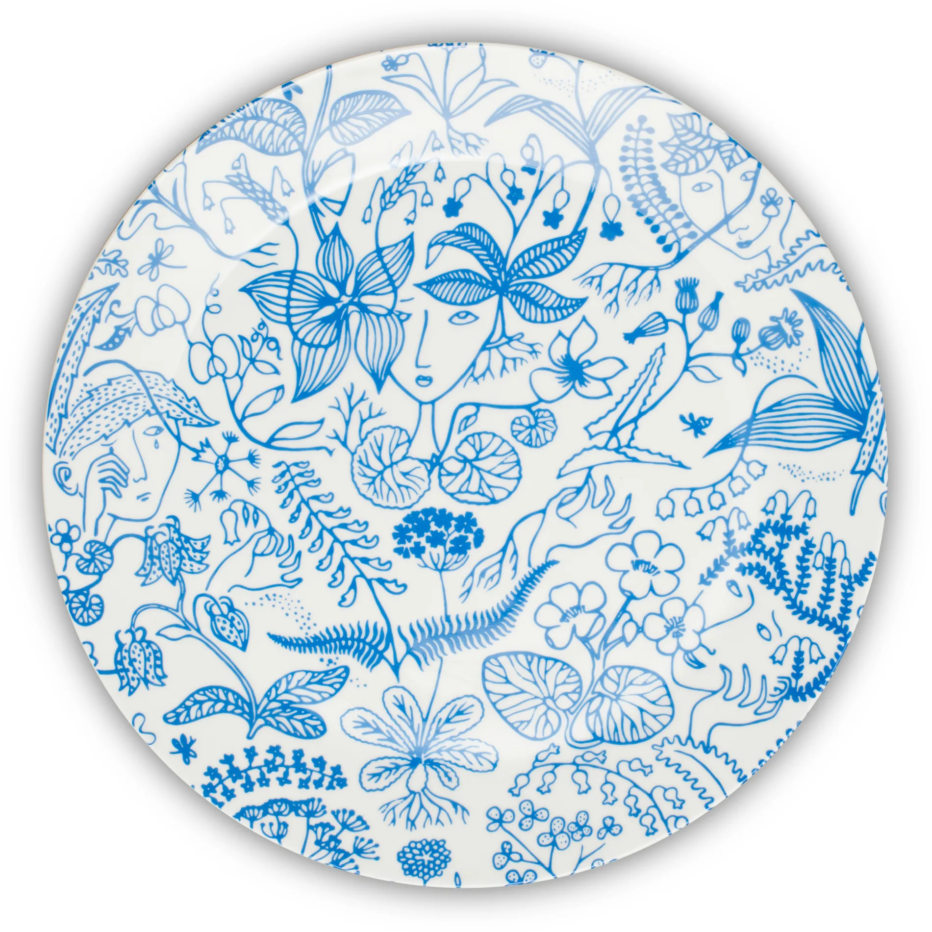 Grazia プレート 27 cm, Blue-white Opto Design | オプトデザイン