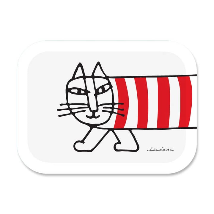 Mikey トレイ 27x20 cm - White-red - Opto Design | オプトデザイン
