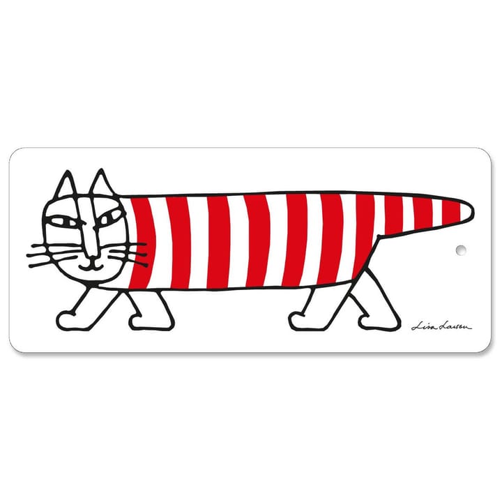 Mikey カッティングボード 40x17 cm - White-red - Opto Design | オプトデザイン