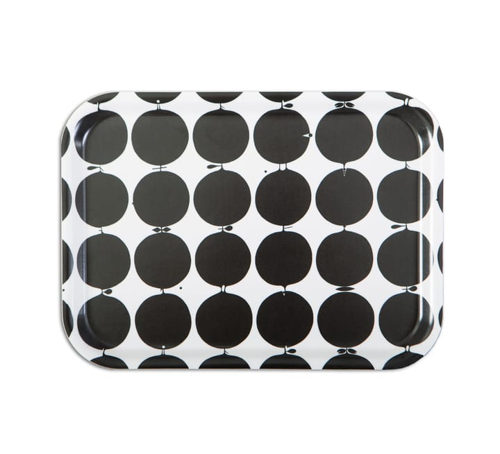 Tallyho トレイ 36x28 cm - Black-white - Opto Design | オプトデザイン