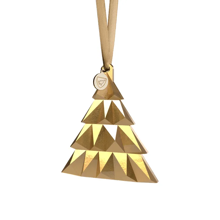 Annual ornament tall - 21K gold - Orrefors | オレフォス