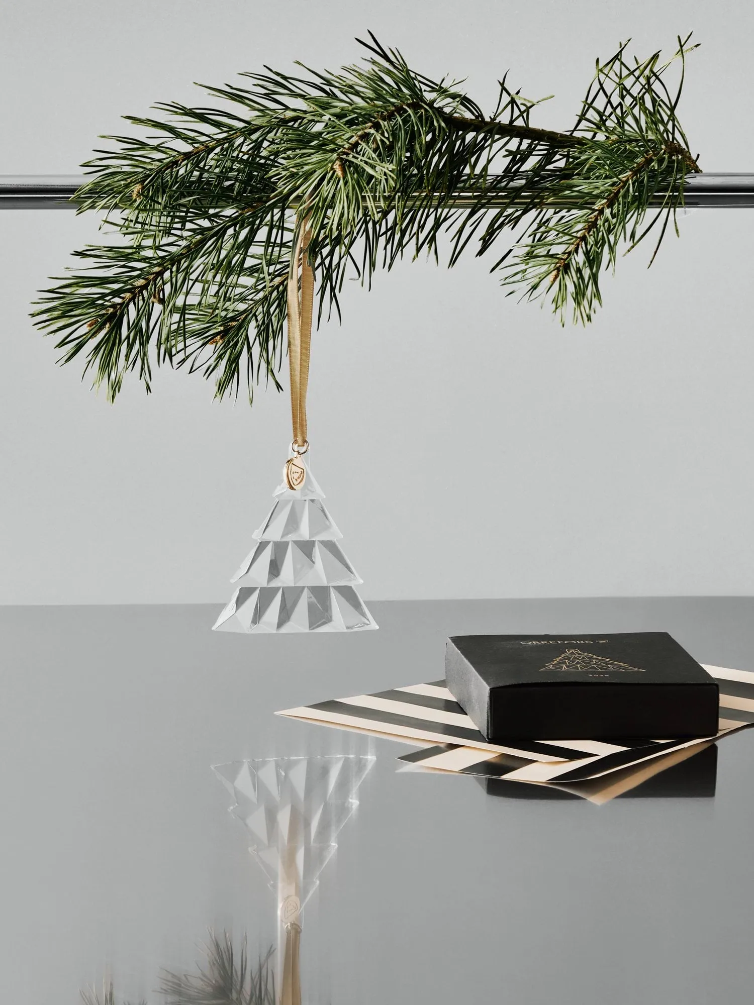 Annual ornament tall, Transparent Orrefors | オレフォス