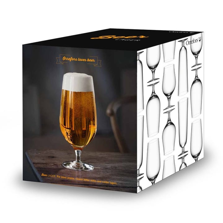 Beer lager ビアグラス 4パック - 60 cl - Orrefors | オレフォス