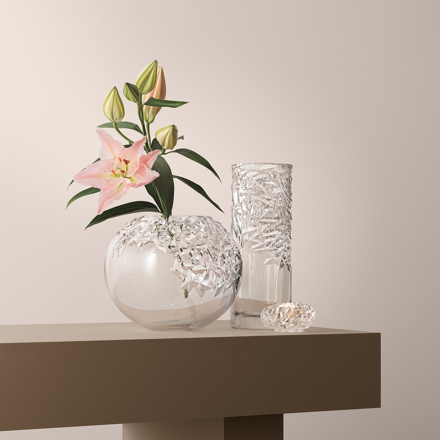 Orrefors オレフォス ORGANIC フラワーベース ラウンドL - 花瓶 Orrefors オレフォス ORGANIC フラワーベース ラウンドL - 花瓶