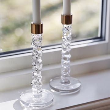 Carat キャンドル ホルダー ブラス - height 18.3 cm - Orrefors | オレフォス