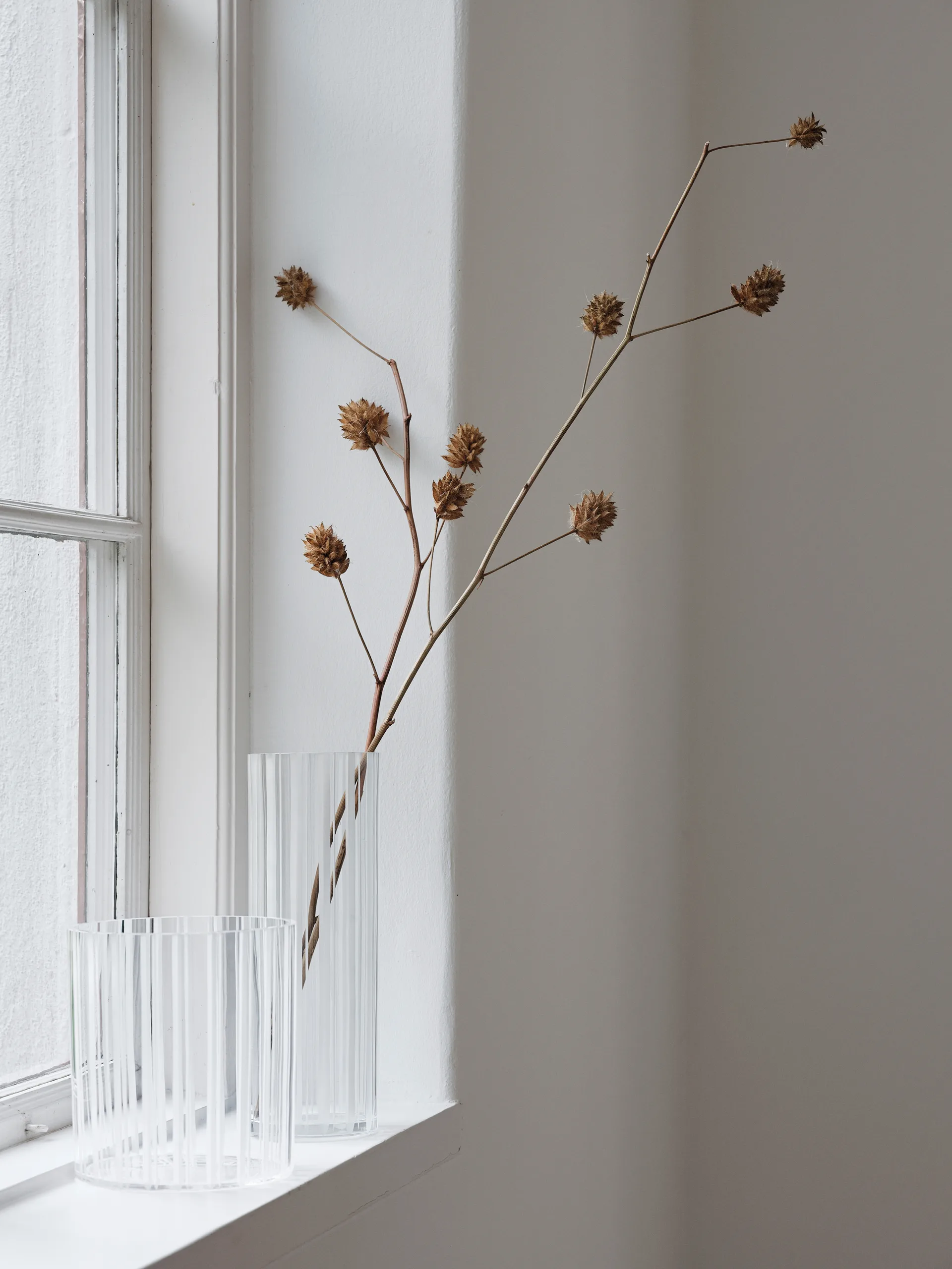 Cut in number 花瓶 20 cm, Striped Orrefors | オレフォス