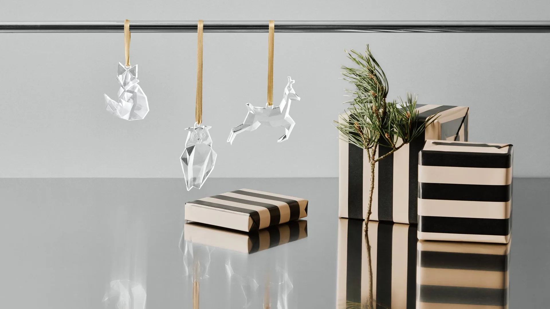 Holiday ornaments, Fox Orrefors | オレフォス