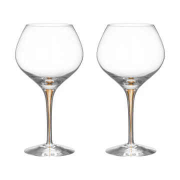 Intermezzo Bouquet ワイングラス 70 cl 2本セット - Gold - Orrefors | オレフォス