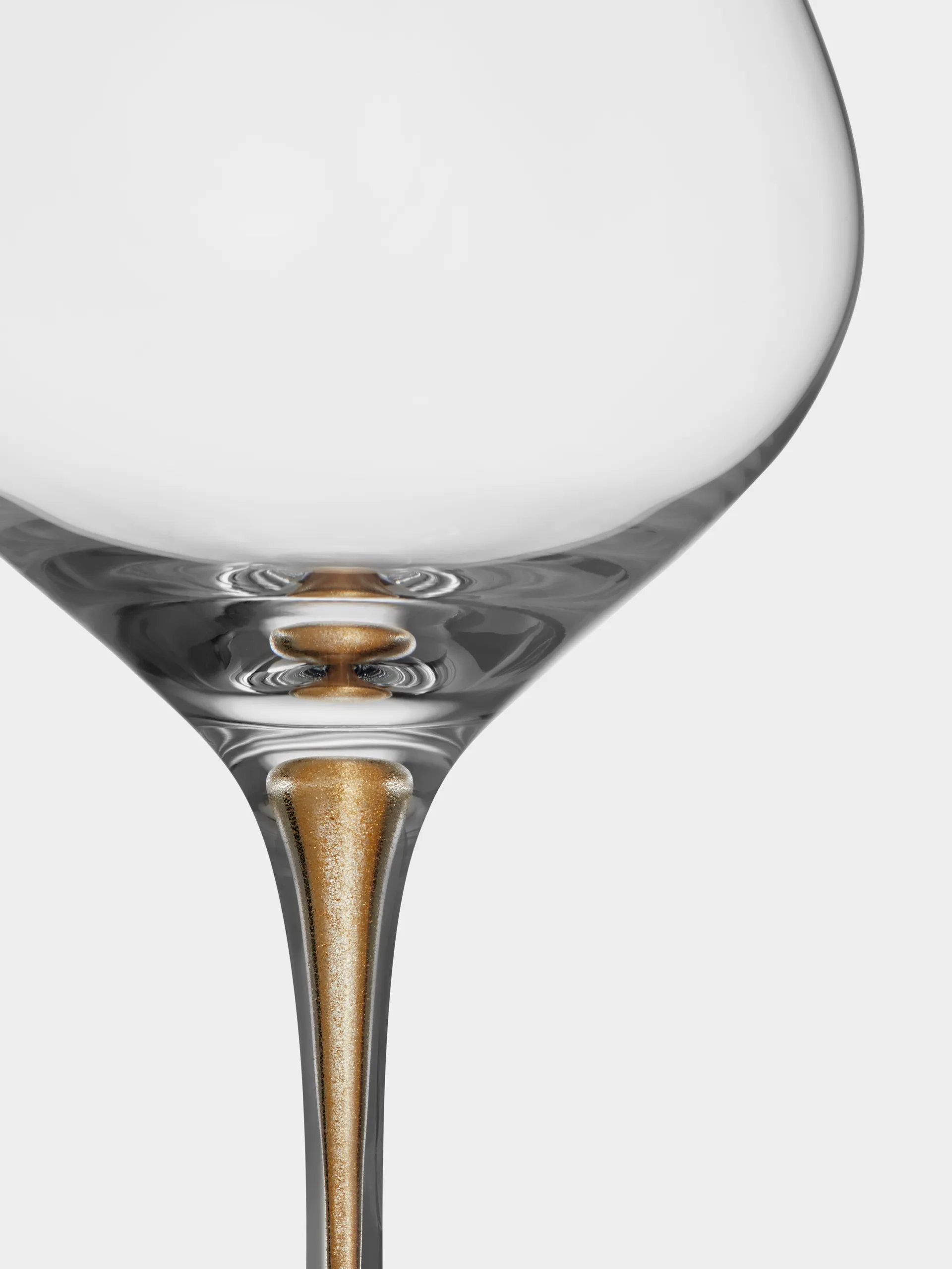 Intermezzo Bouquet ワイングラス 70 cl 2本セット, Gold Orrefors | オレフォス