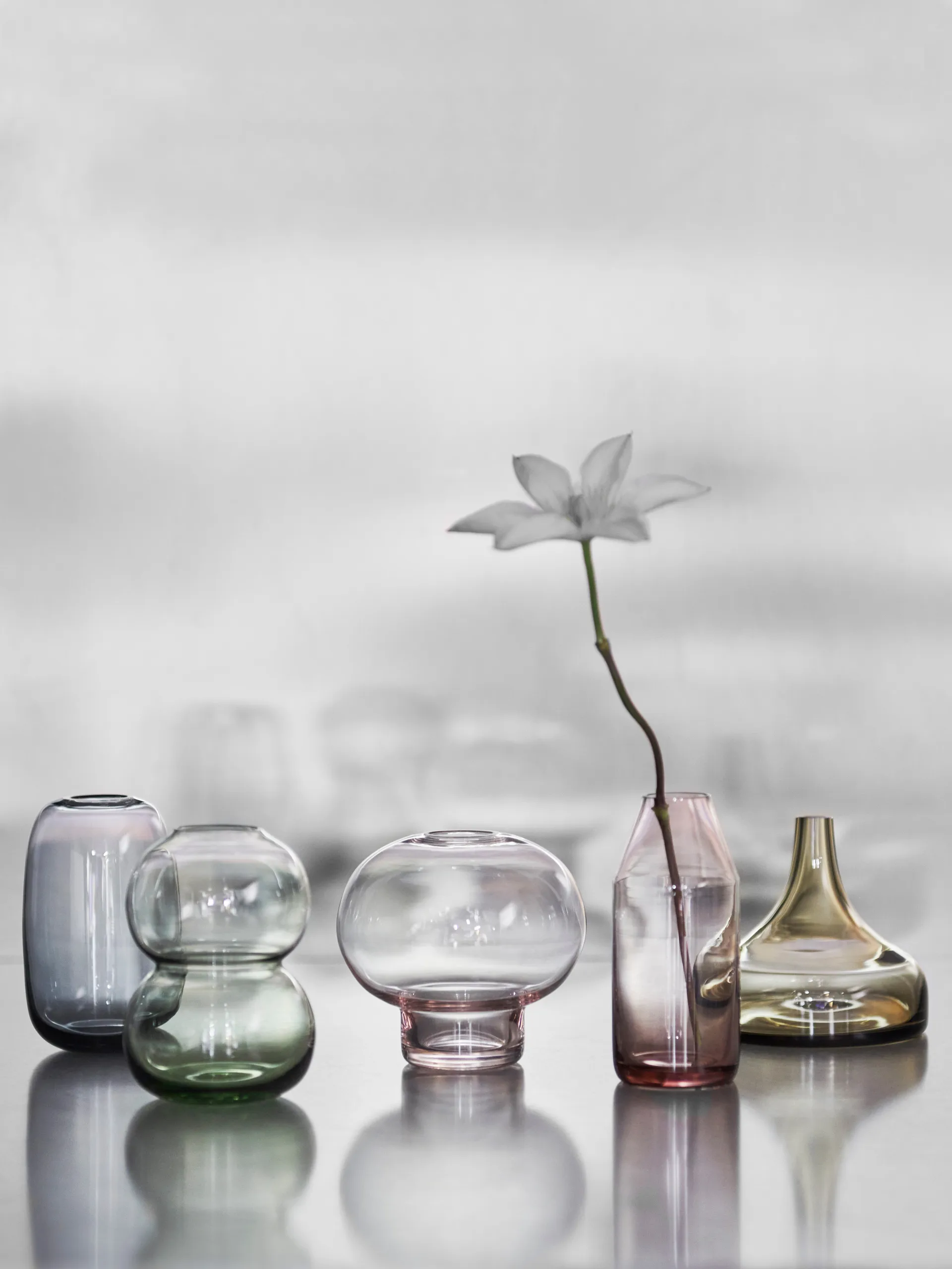 Midsummer ミニ花瓶 Red Clover, 82 mm Orrefors | オレフォス