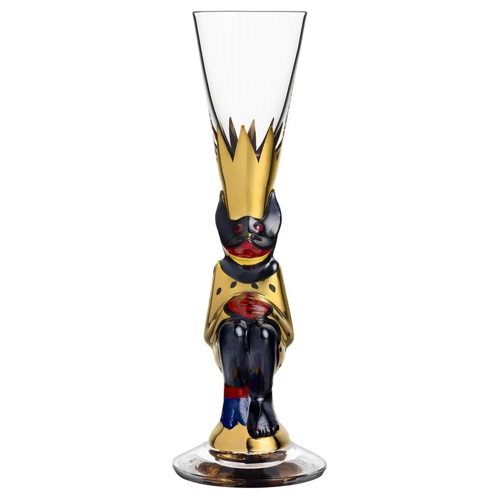 Nobel Snaps グラス 4 cl, gold Orrefors | オレフォス