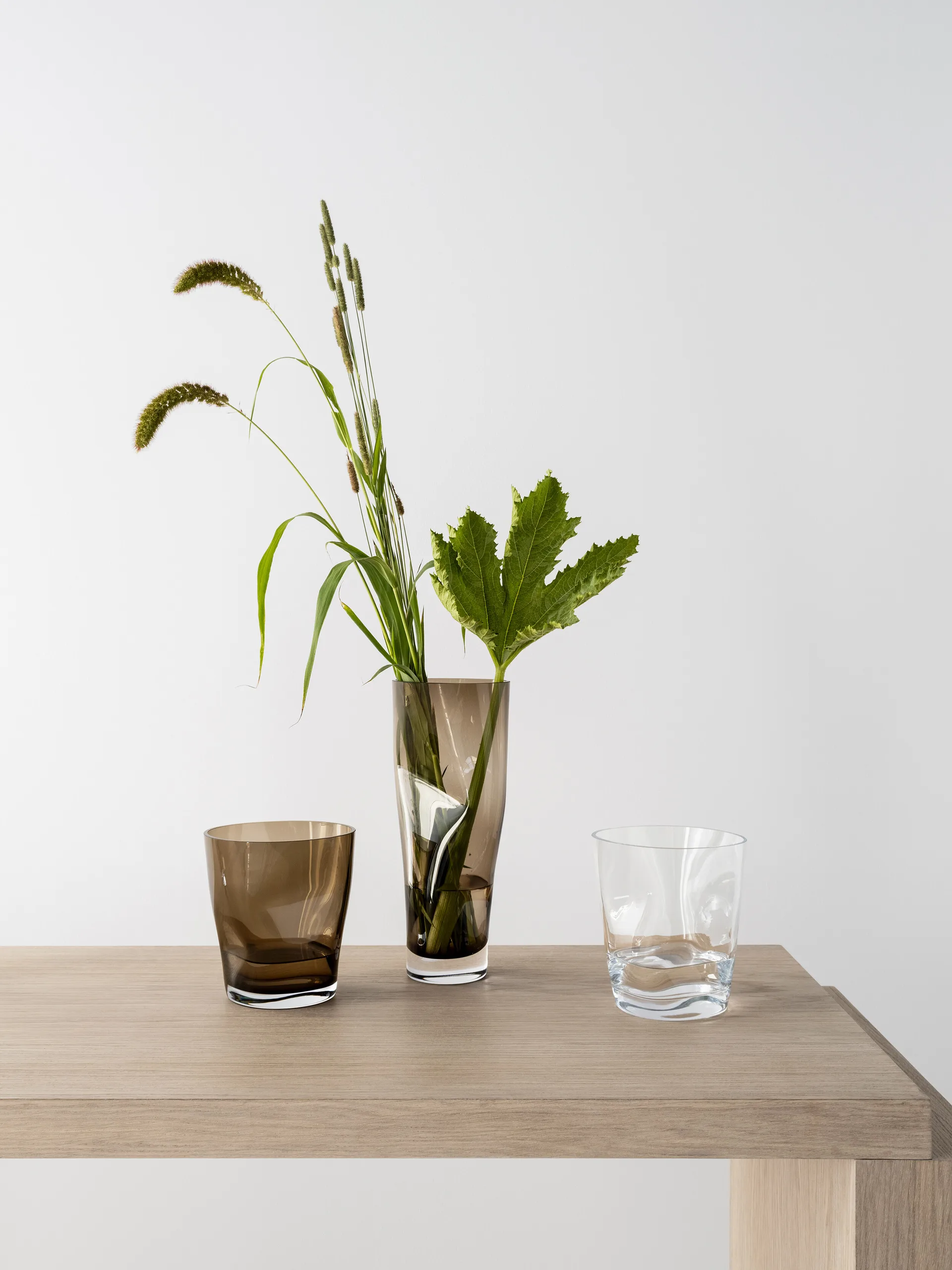 Squeeze tulip 花瓶 18 cm, Clear Orrefors | オレフォス