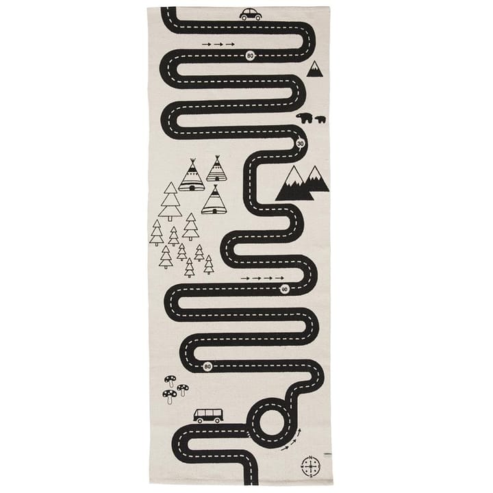 アドベンチャー ラグ 70x180 cm, beige-black OYOY | オイオイ