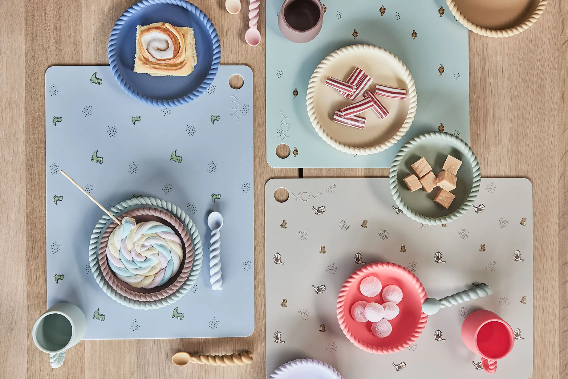 Dina Dino ランチョンマット 34x45 cm, Clay OYOY | オイオイ