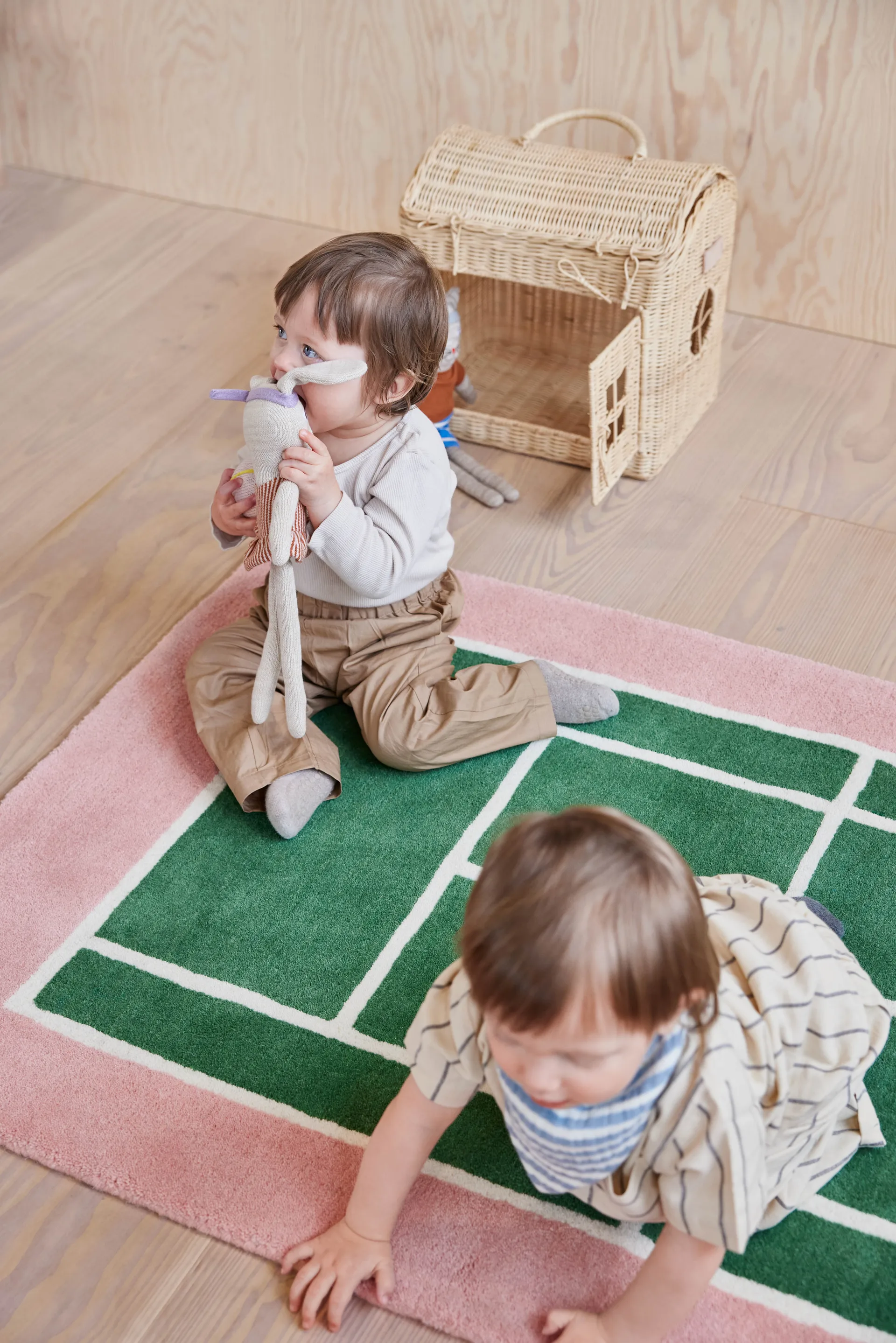 テニスマット, Green-rose, 88x150 cm OYOY | オイオイ