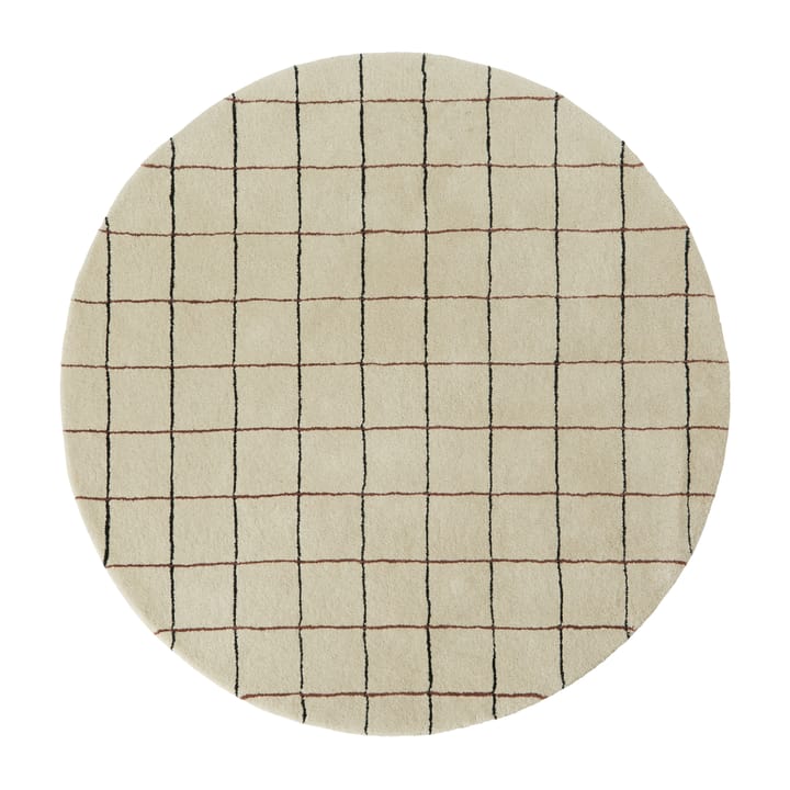 Grid ラウンドラグ  Ø140 cm - Off white - OYOY | オイオイ