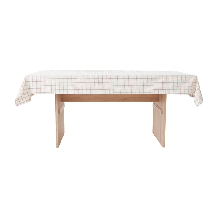 Grid テーブルクロス 140x260 cm - Off white-red - OYOY | オイオイ