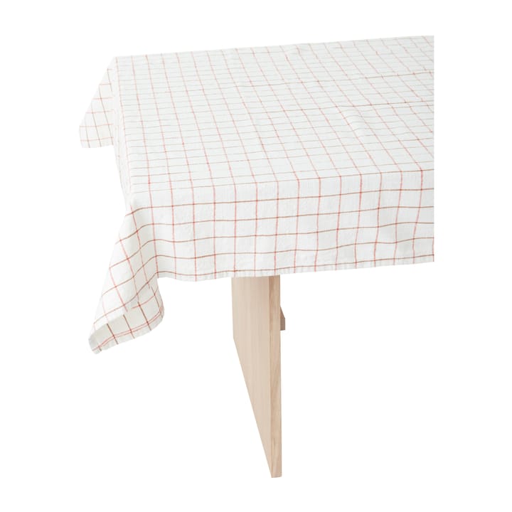 Grid テーブルクロス 140x260 cm - Off white-red - OYOY | オイオイ