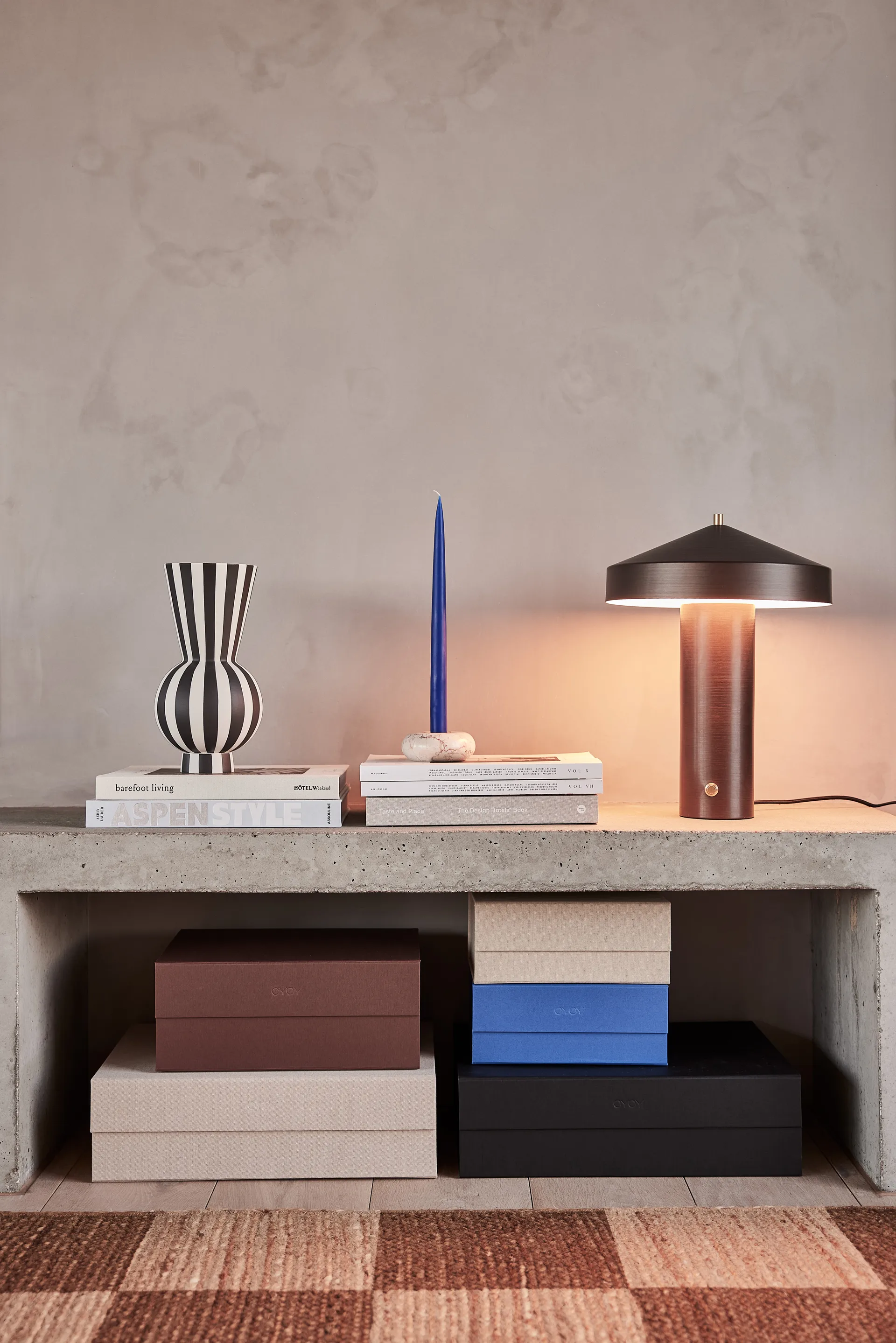 Hako 収納ボックス 18x25 cm, Clay melange OYOY | オイオイ