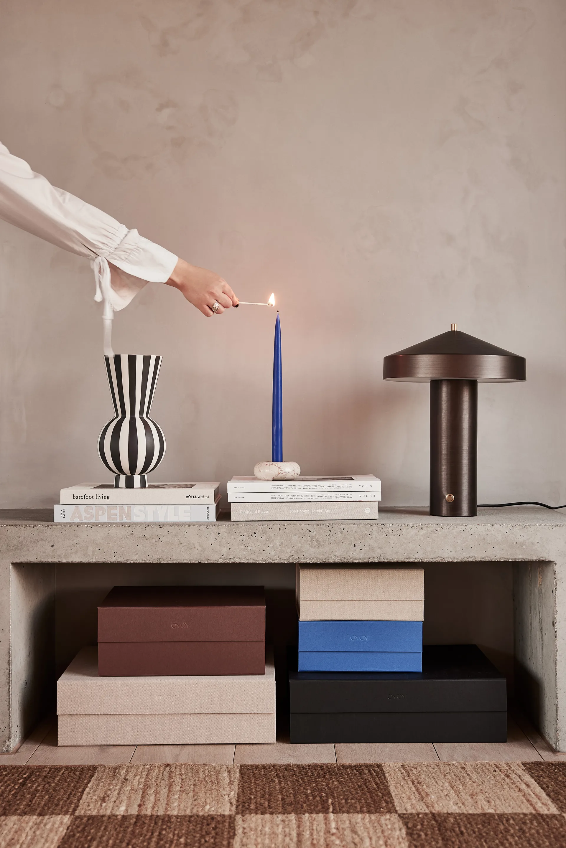 Hako 収納ボックス 18x25 cm, Optic blue OYOY | オイオイ