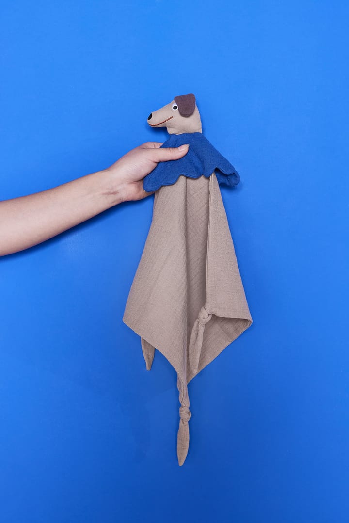 Hunsi 犬 ベビーブランケット 40x40 cm, Light brown OYOY | オイオイ
