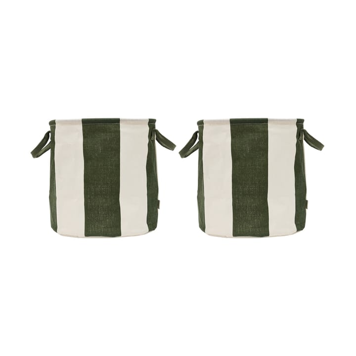Kara 収納バスケット M 32xØ32 cm 2個 - Dark Green - OYOY | オイオイ
