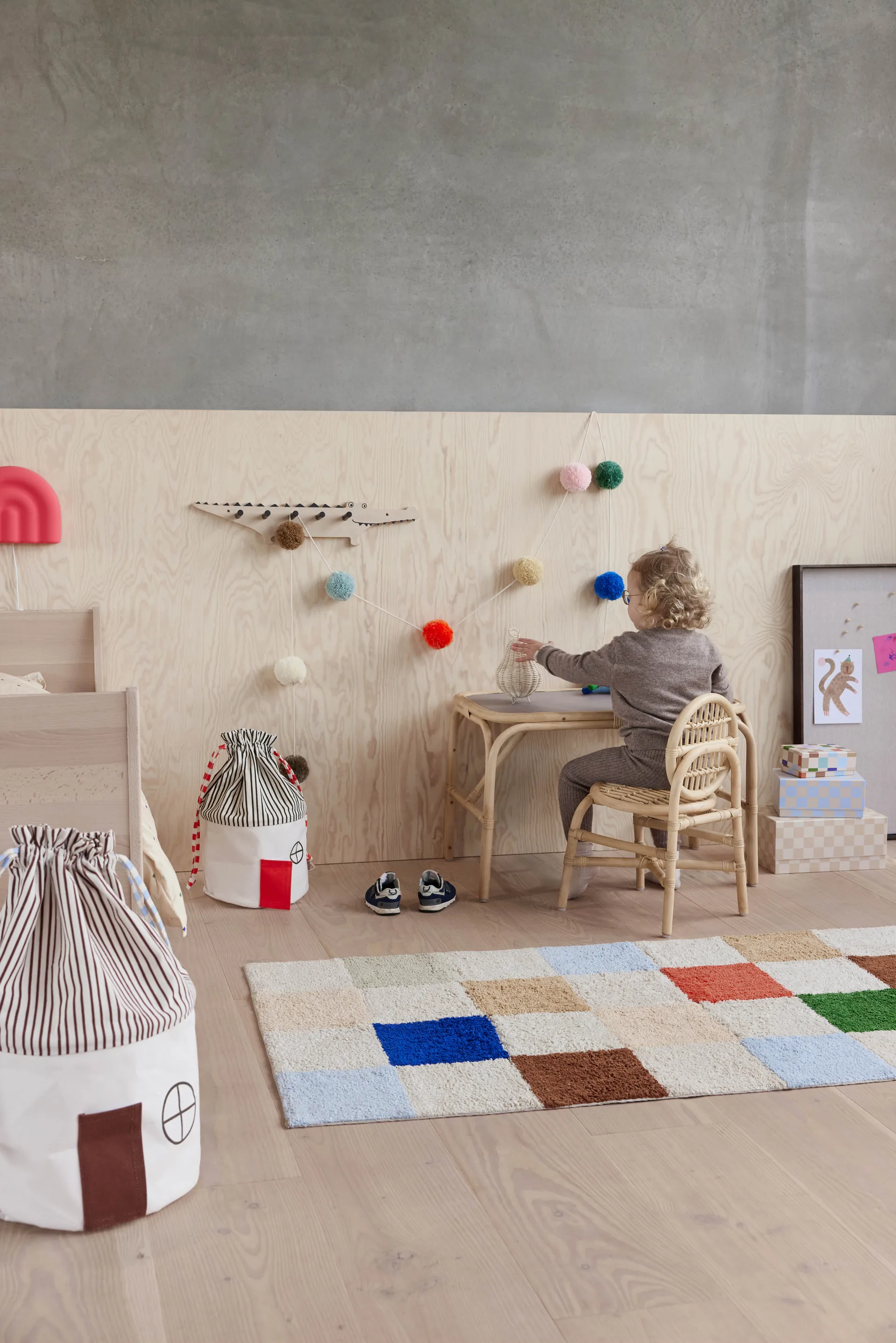 Koya 収納バスケット large, Nutmeg OYOY | オイオイ