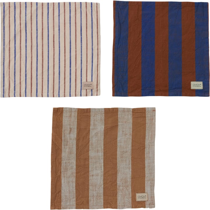Kurin ディッシュクロス 28x28 cm - Caramel-blue - OYOY | オイオイ
