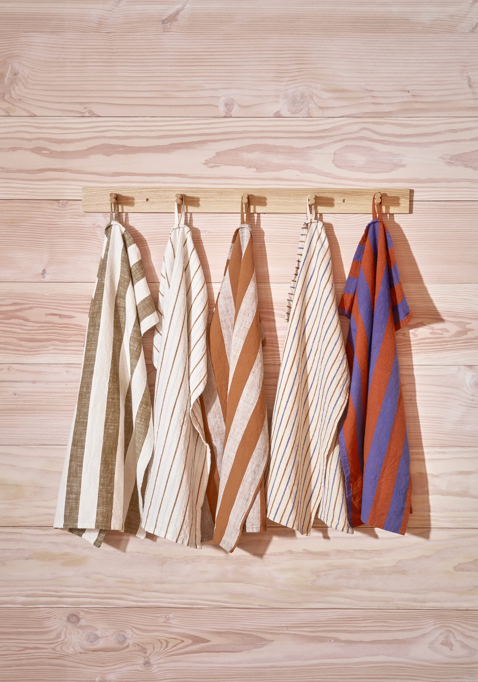 Kurin キッチンタオル 50x70 cm 2パック, Caramel-blue OYOY | オイオイ