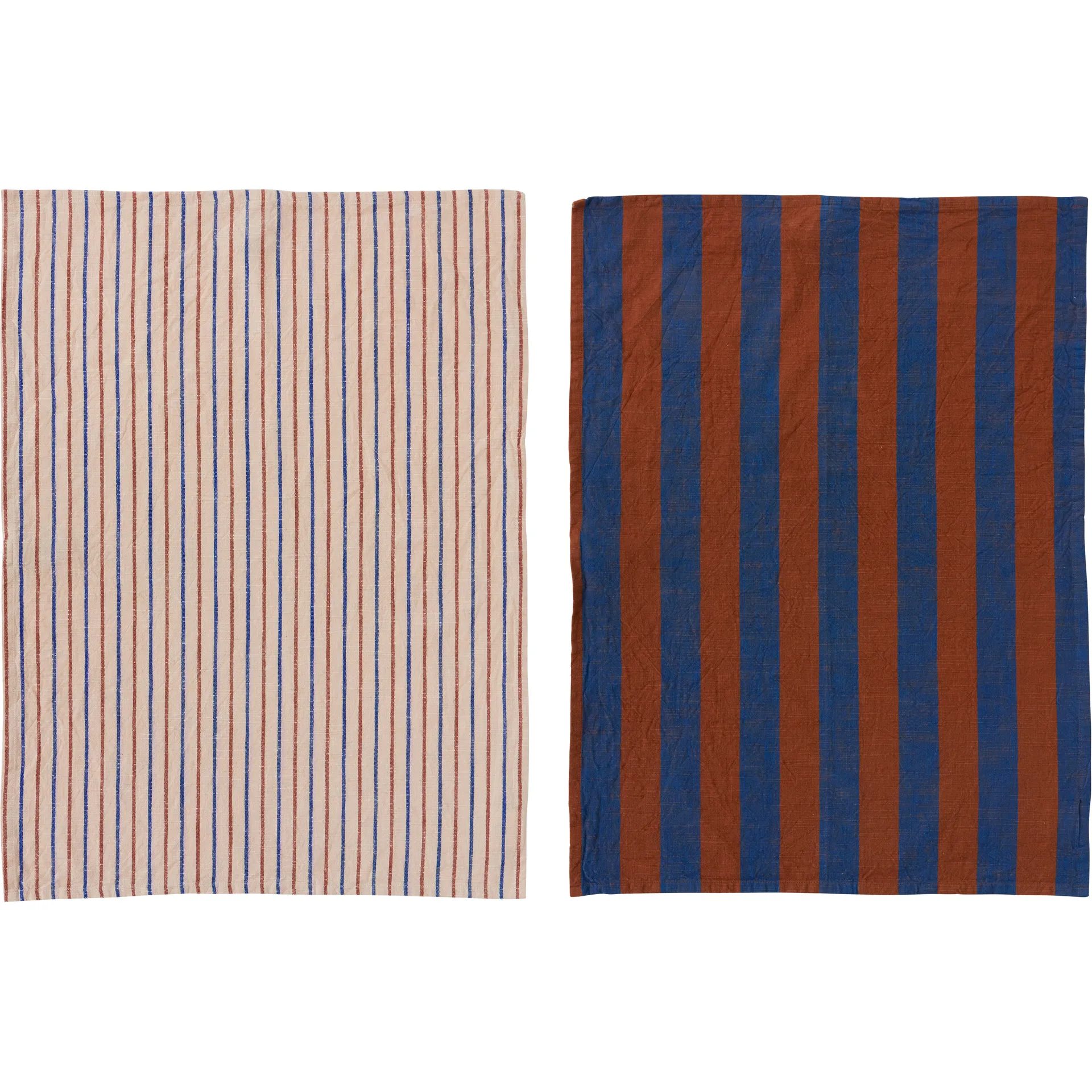 Kurin キッチンタオル 50x70 cm 2パック, Caramel-blue OYOY | オイオイ