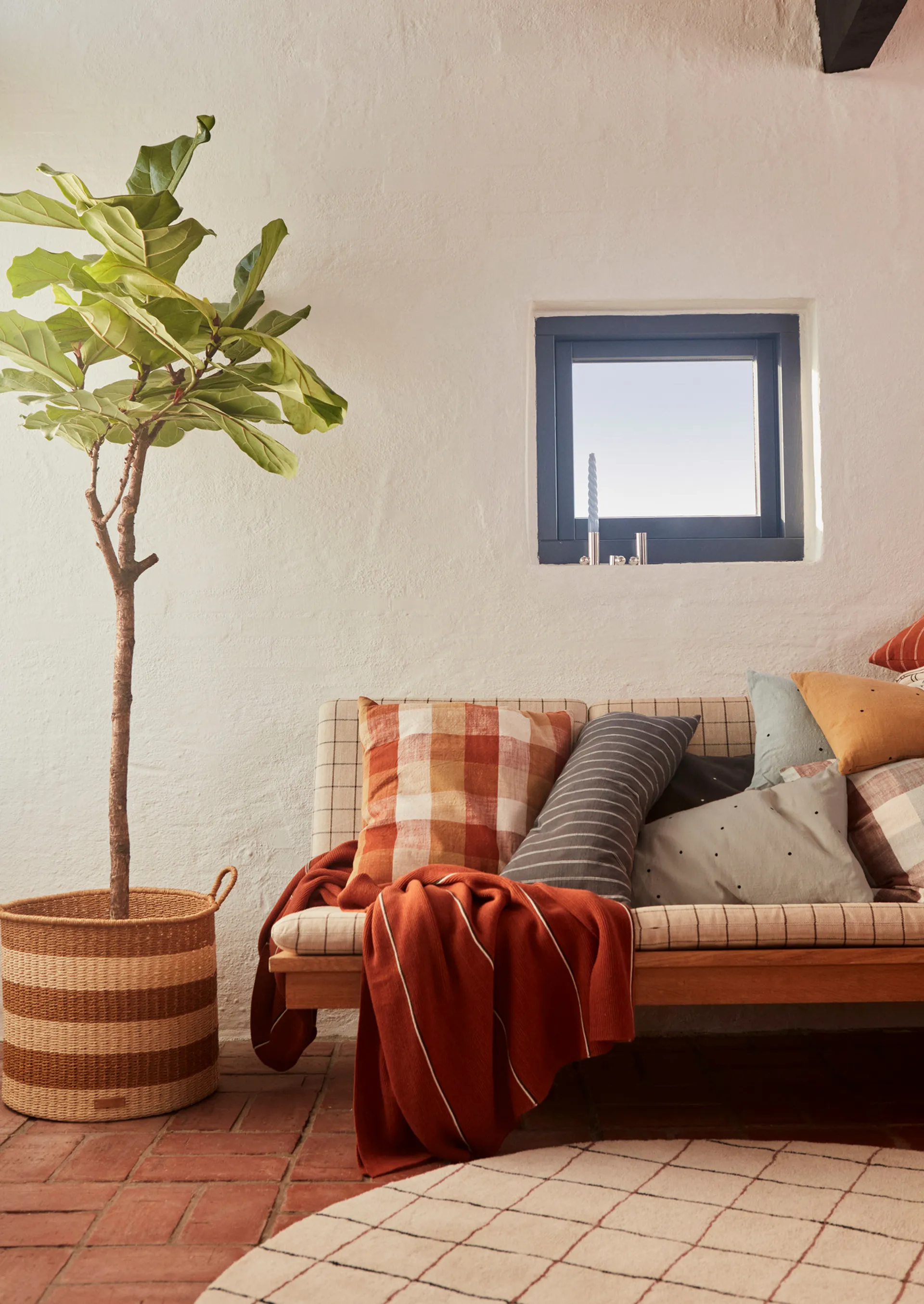 Kyoto Dot クッション 30x60 cm, Curry OYOY | オイオイ