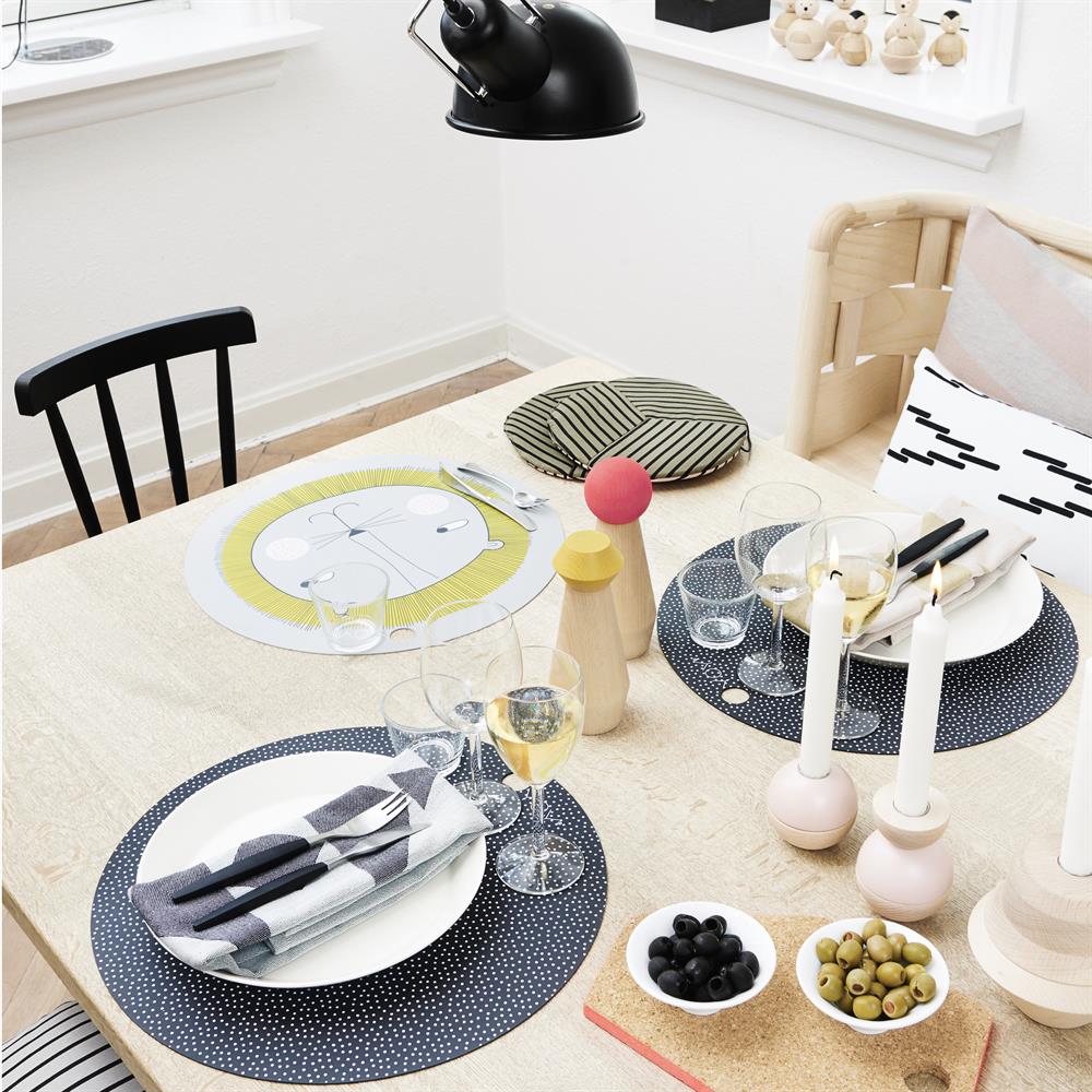 【美品】OYOY Living Design◉ライオン◉ラグマット◉円型
