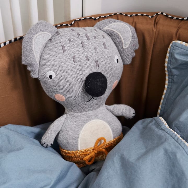 Little Anton Koala cuddly toy, Grey-yellow OYOY | オイオイ
