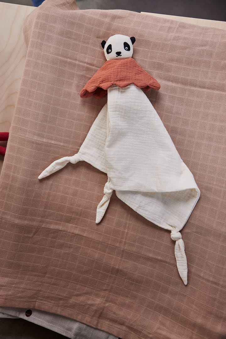Lun Lun パンダ ベビーブランケット 40x40 cm, Off-white OYOY | オイオイ