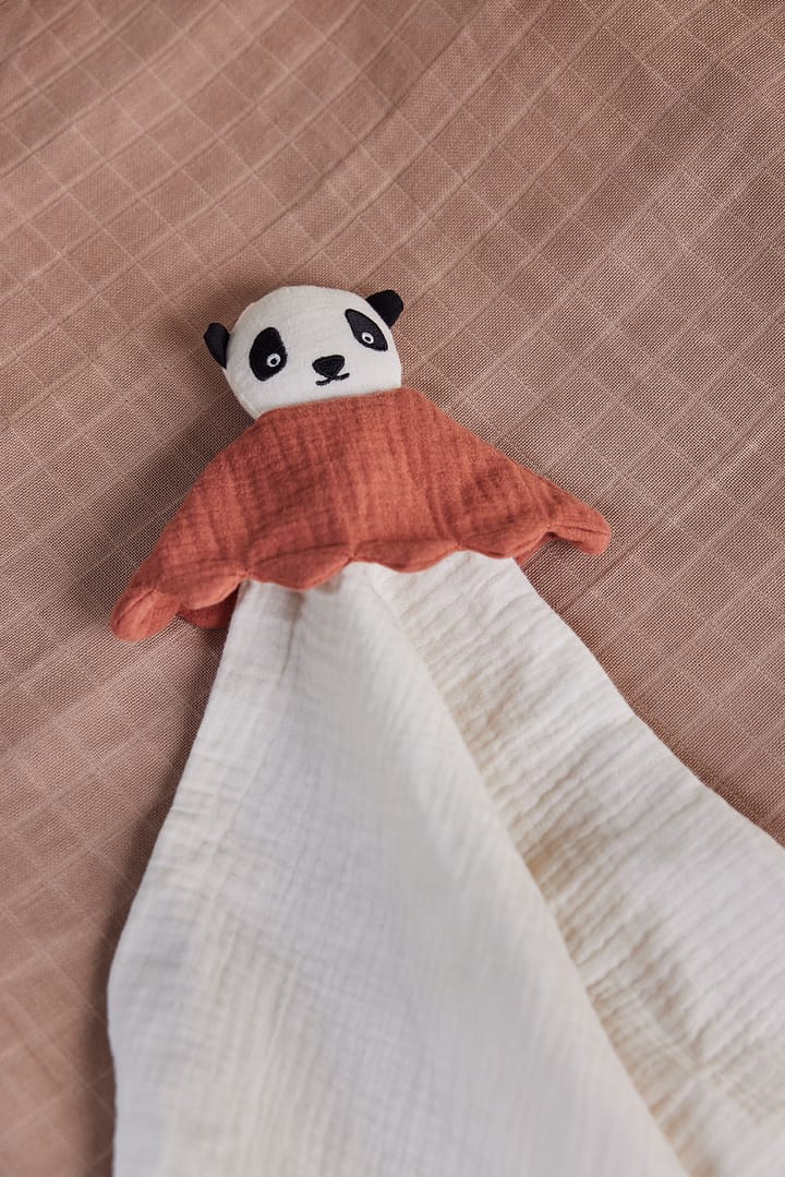 Lun Lun パンダ ベビーブランケット 40x40 cm, Off-white OYOY | オイオイ
