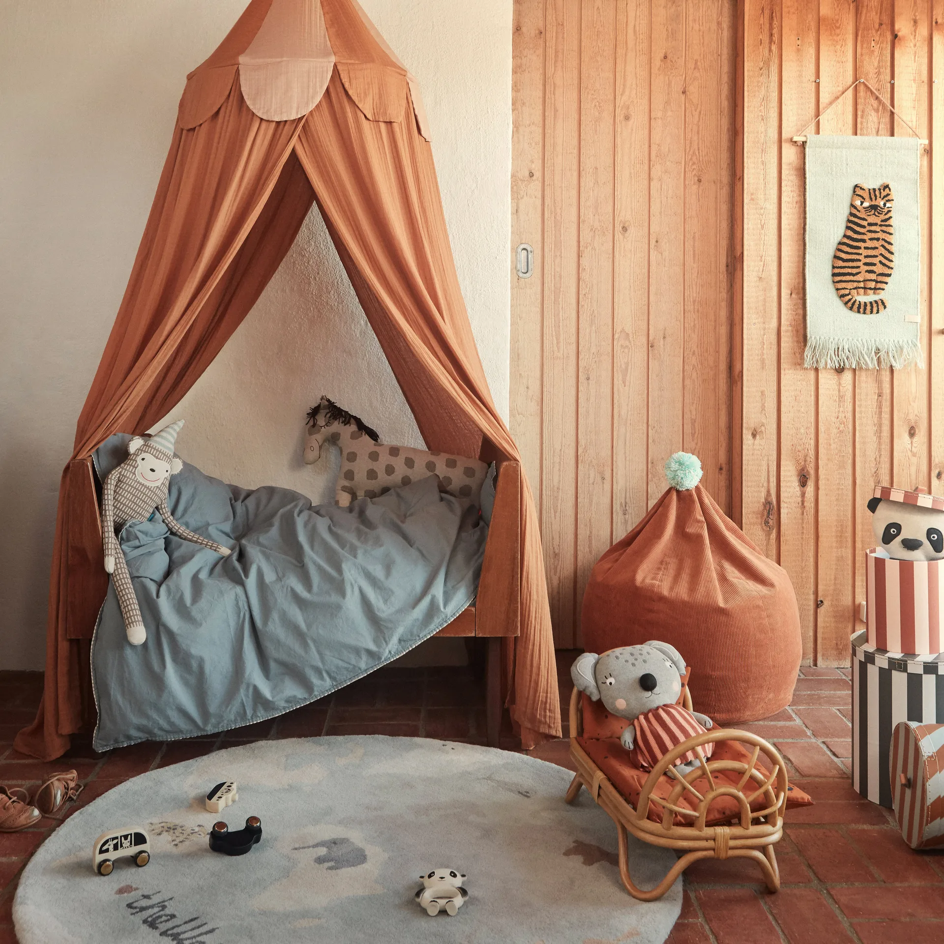 Mr. Nelsson ぬいぐるみ, brown-beige OYOY | オイオイ