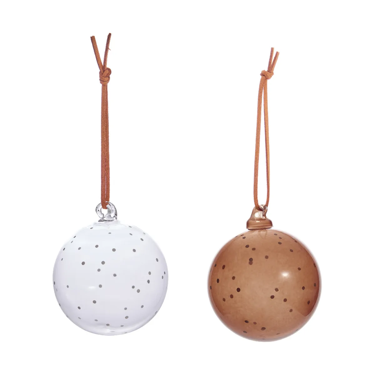 Natale クリスマス クリスマスオーナメント 2個, Clear-nutmeg OYOY | オイオイ
