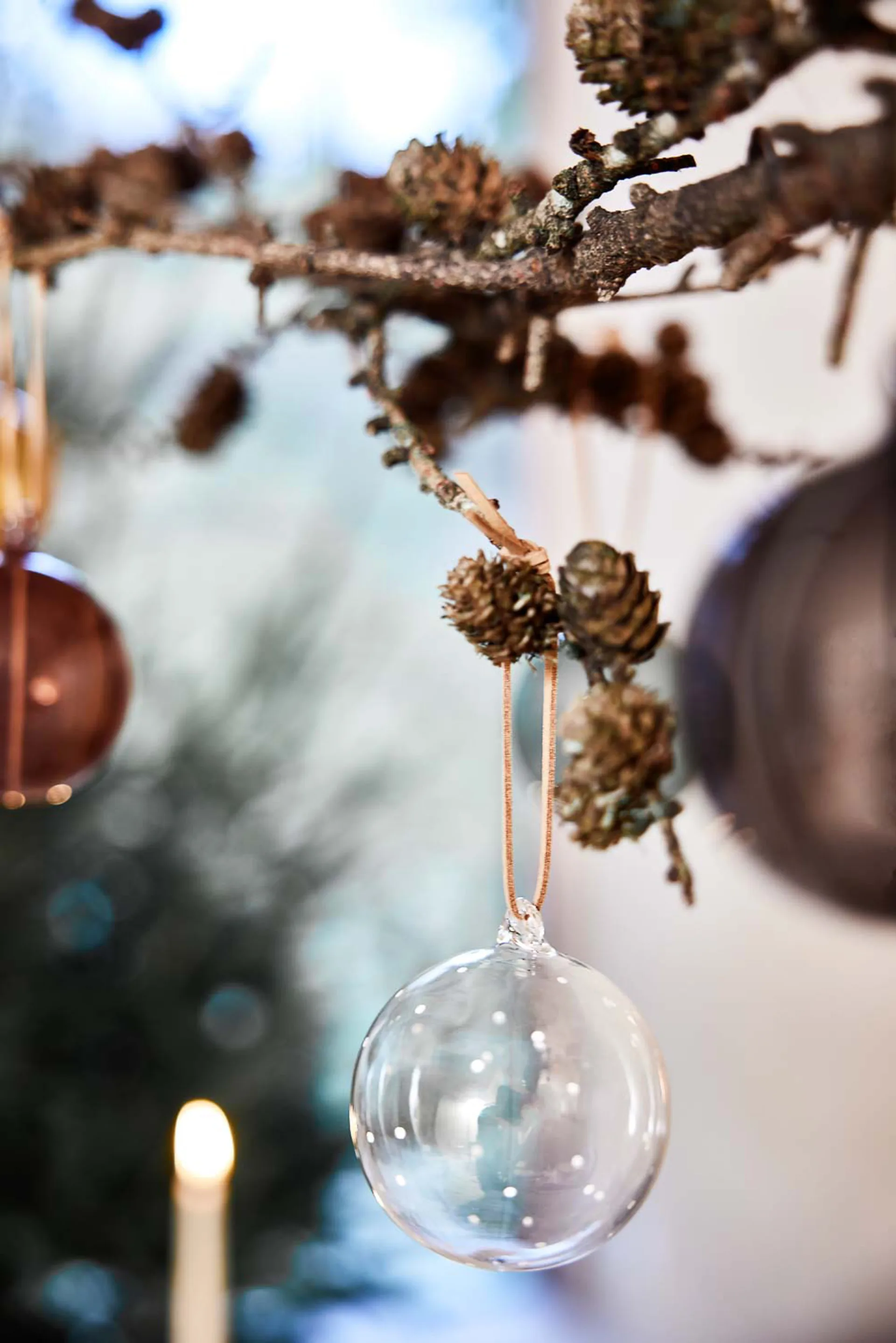 Natale クリスマスオーナメント Ø7 cm, Clear OYOY | オイオイ