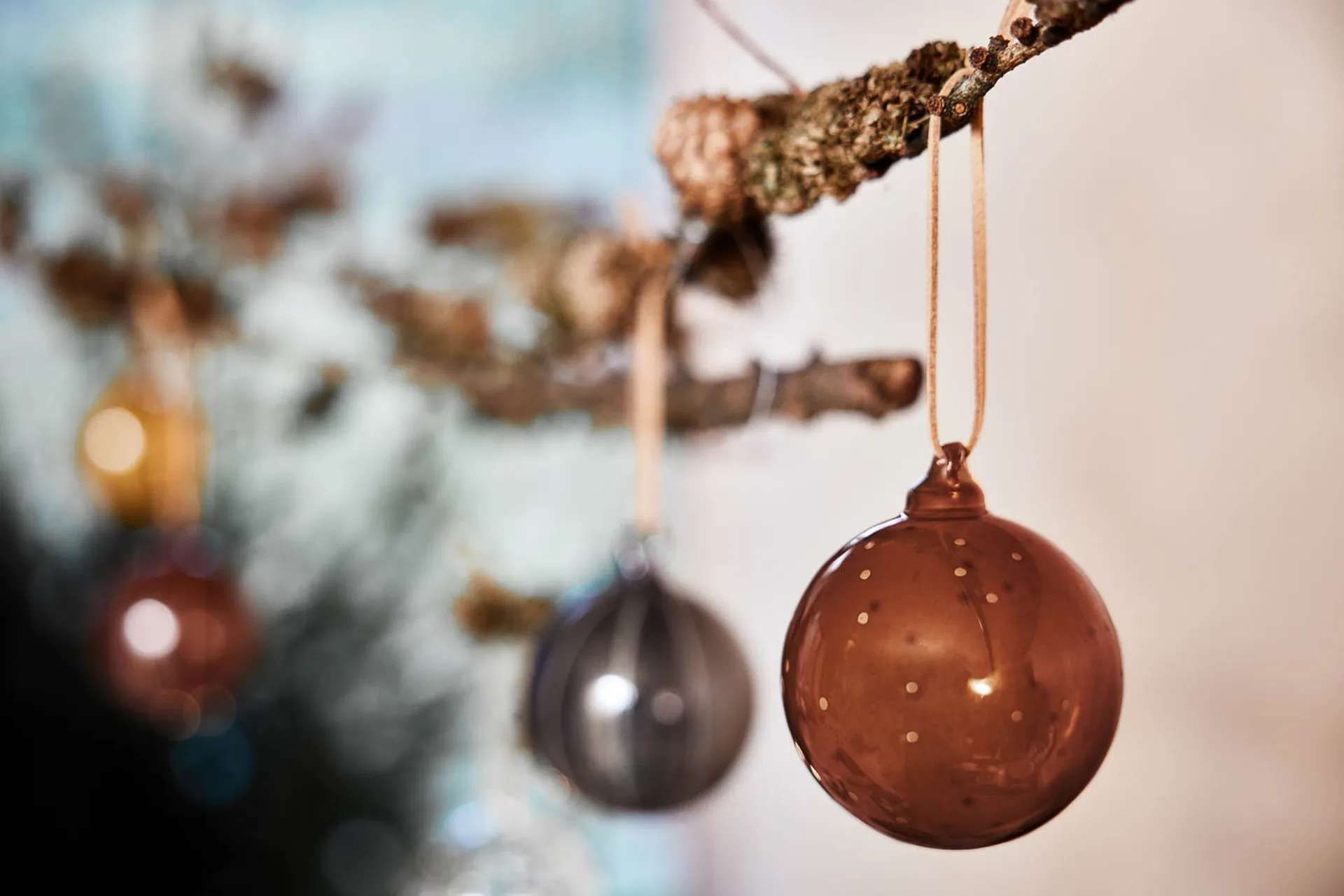 Natale クリスマスオーナメント Ø7 cm, Nutmeg OYOY | オイオイ