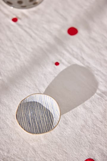 Nori テーブルクロス 140x260 cm - White-cherry red - OYOY | オイオイ