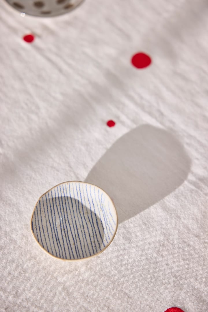 Nori テーブルクロス 140x260 cm, White-cherry red OYOY | オイオイ
