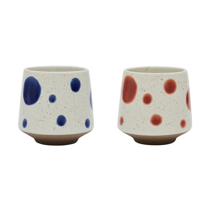 Nori ドットカップ Ø6.95 cm 2個 - Blue-red - OYOY | オイオイ
