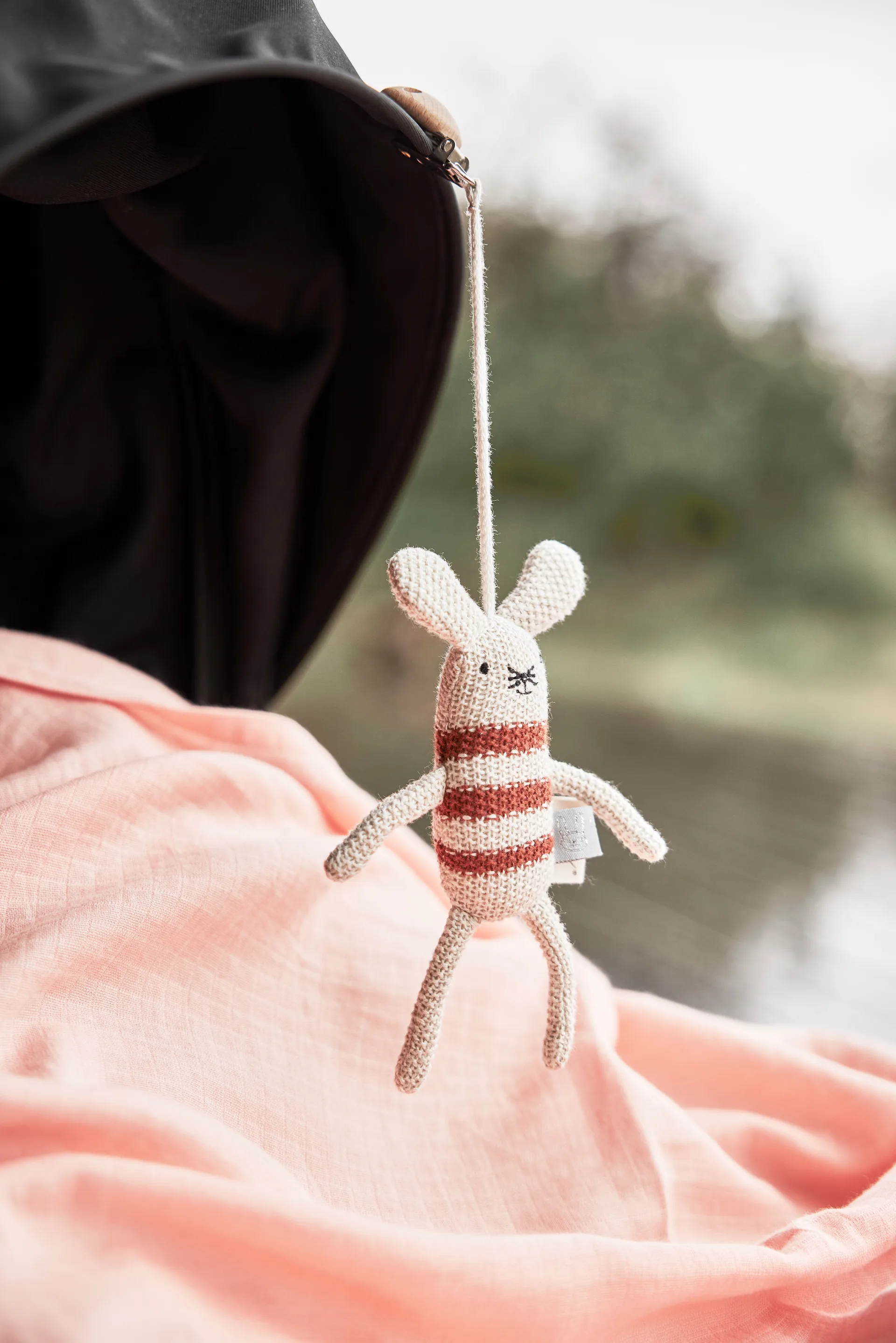 Panda キッズ用ブランケット 2枚セット, Khaki-rose OYOY | オイオイ