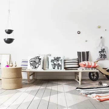 Pif paf puf hanging ポット ダークグレー - 2 levels - OYOY | オイオイ