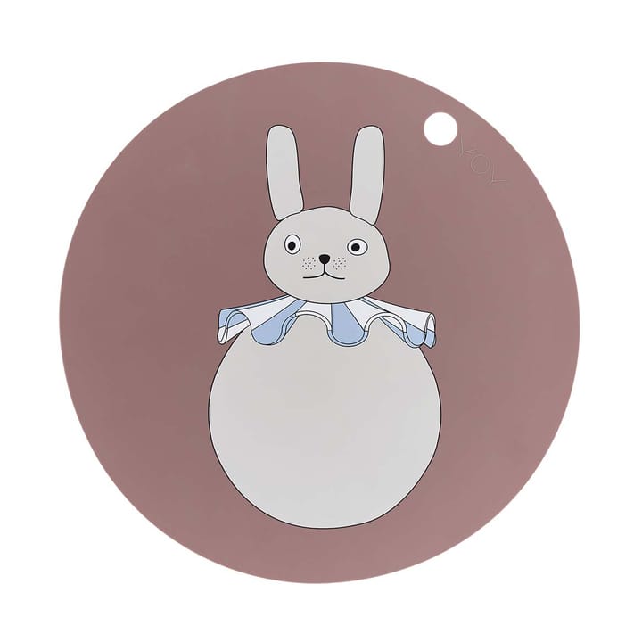 うさぎ Pompom ランチョンマット Ø39 cm - Clay - OYOY | オイオイ